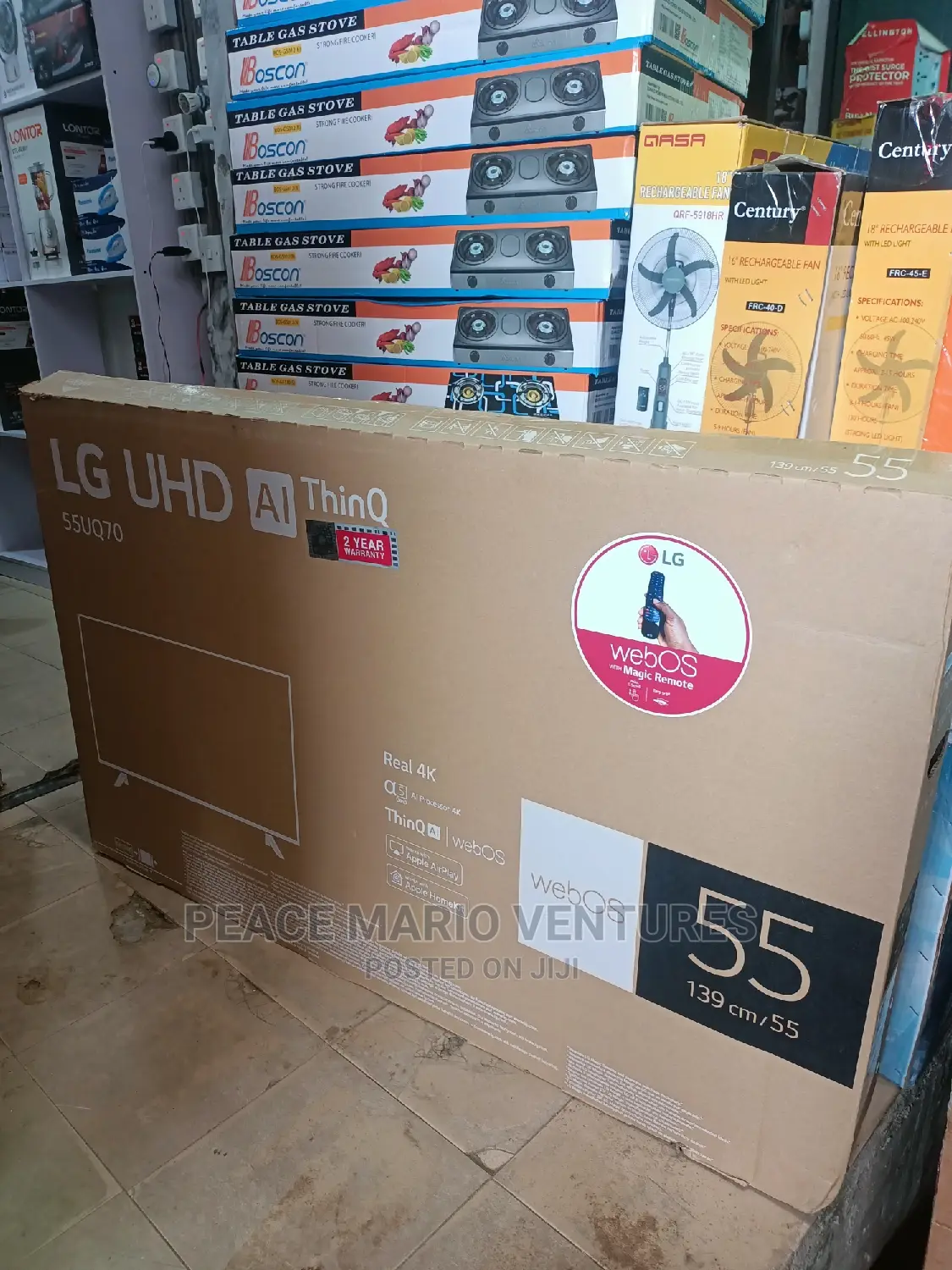 Original Lg 55" Television With 5years Warranty