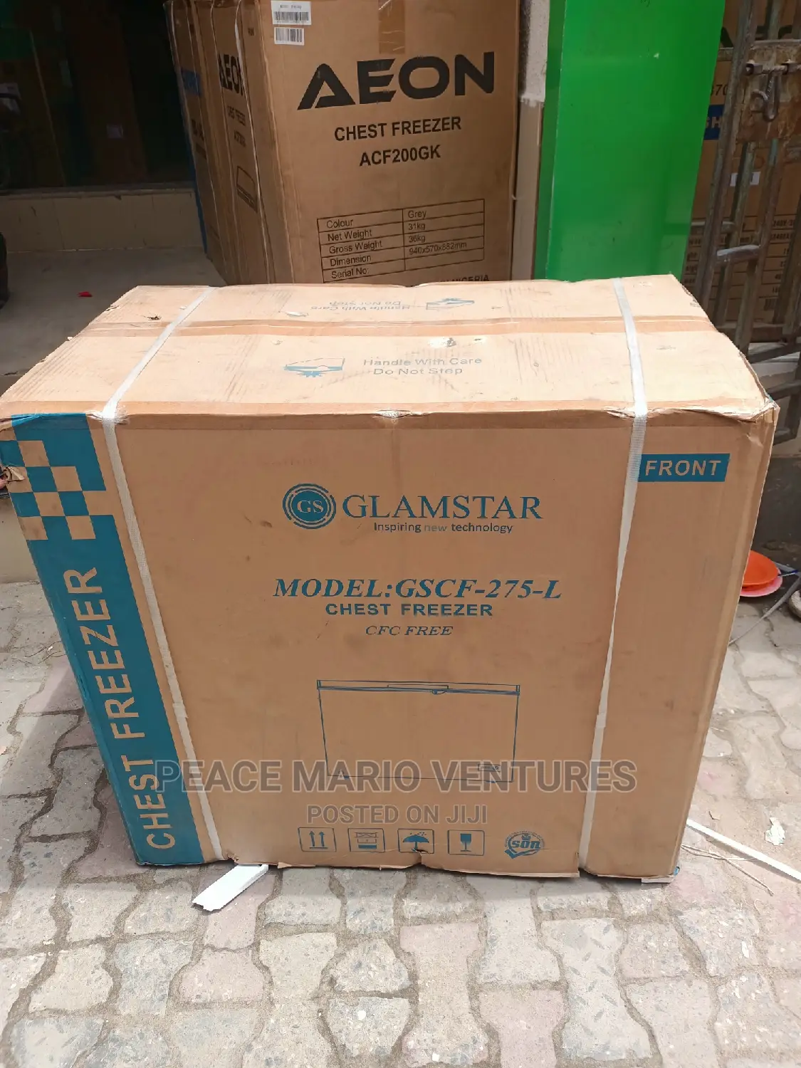 Standard Glamstar Deep Freezer 250L With Transparent Glass