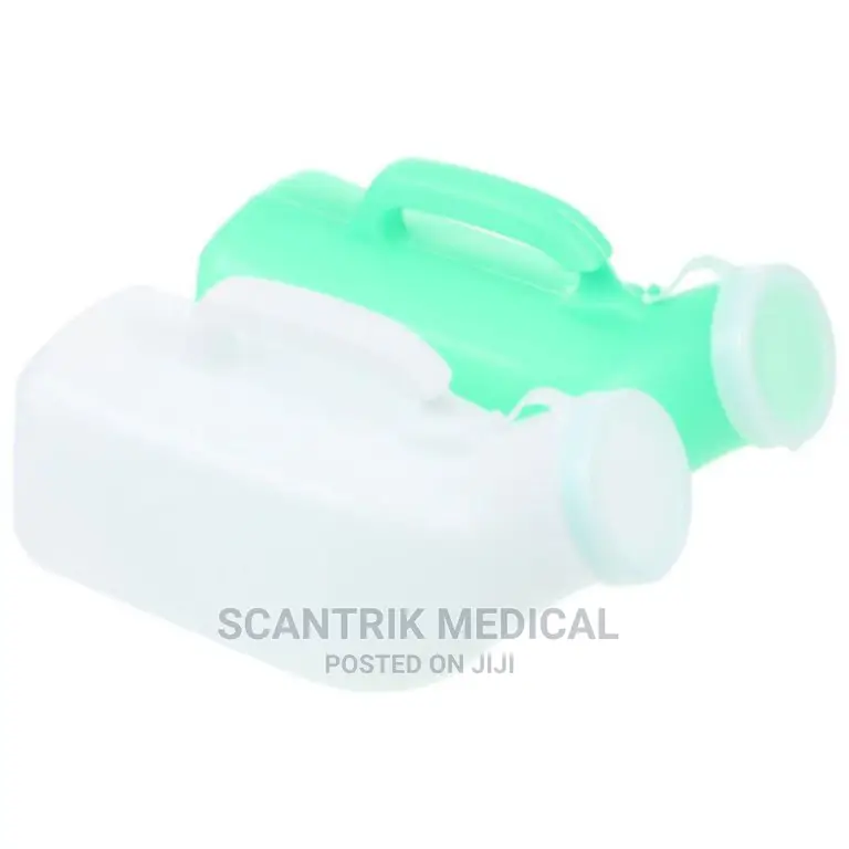Plastic Pee Container Old Man Patient