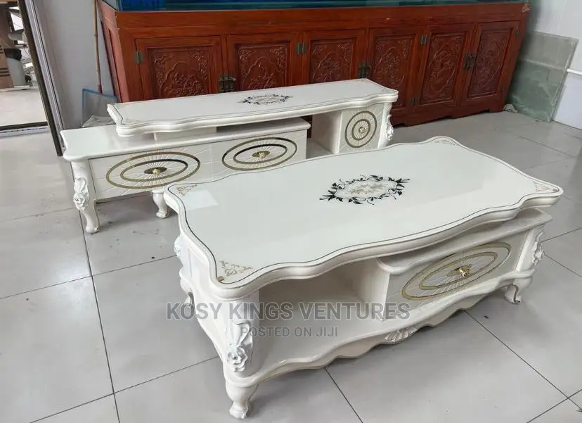 Luxurious Royal Tv Stand With Centre Table