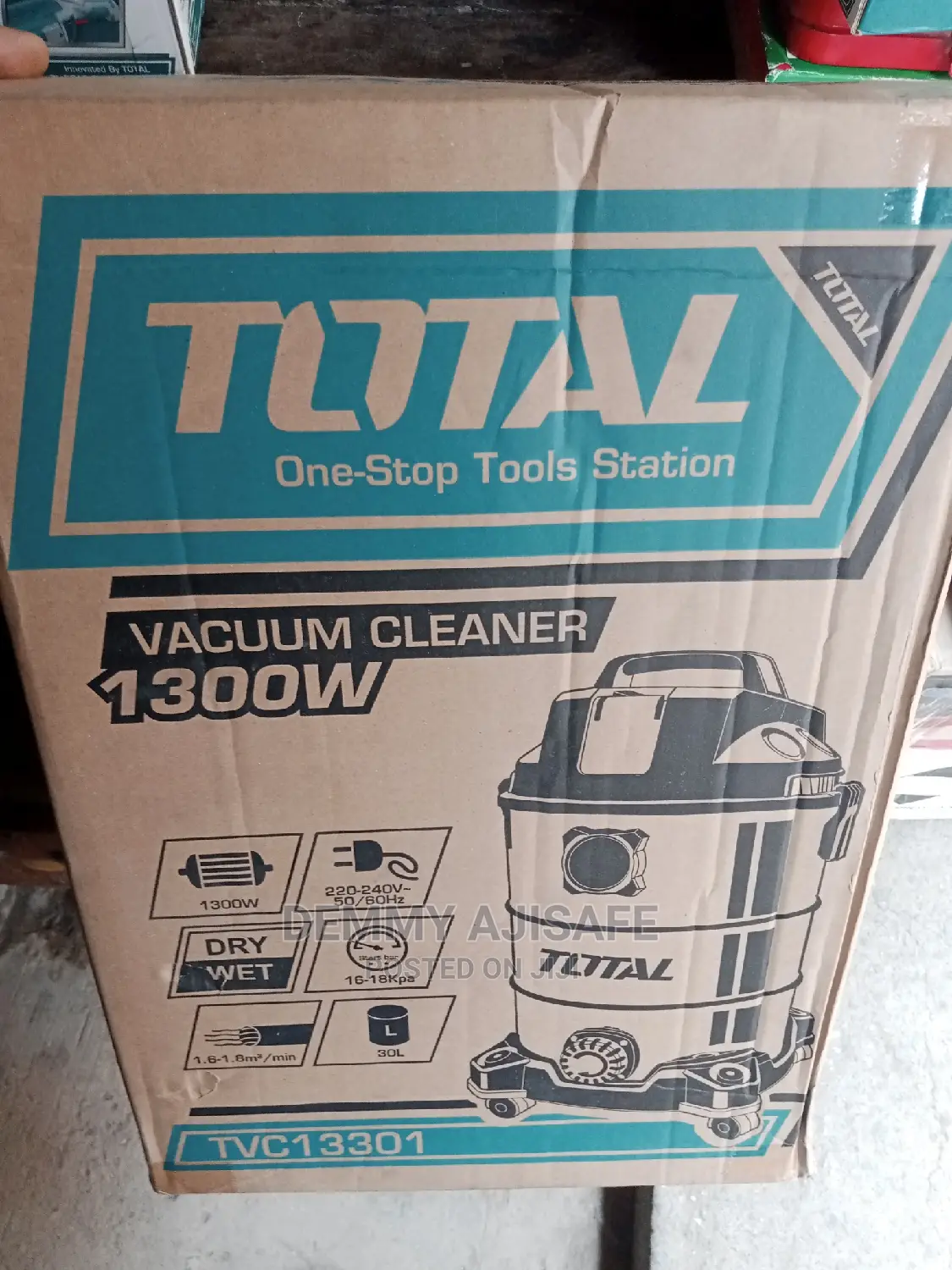 Total Electric Vacuum Cleaner 30ltr