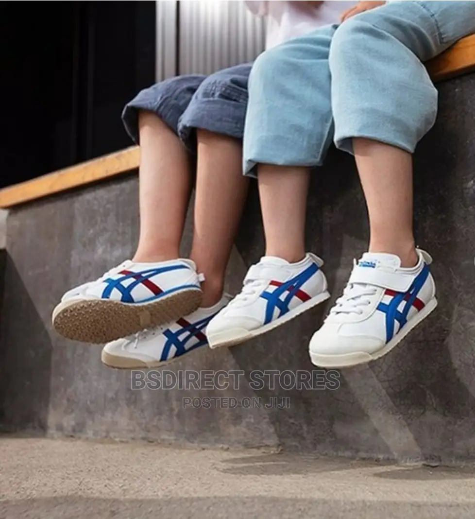 ONITSUKA TIGER Mexico Mid Runner Ps Kids Unisex Shoes 33.5