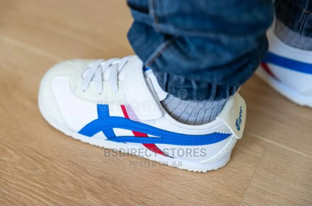 ONITSUKA TIGER Mexico Mid Runner Ps Kids Unisex Shoes 33.5