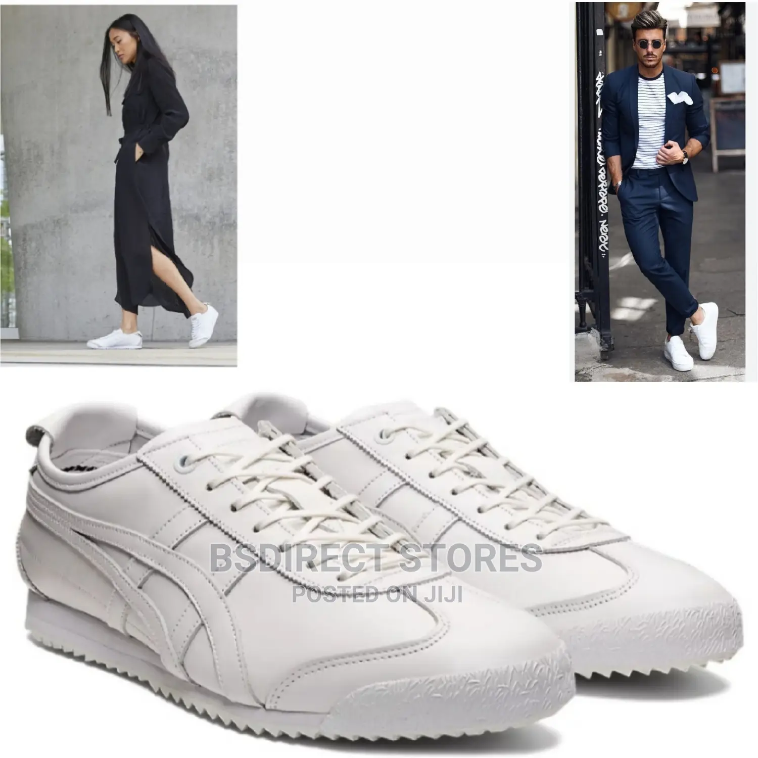 Onitsuka Tiger White/White Mexico 66 SD Slip-on Unisex Shoes