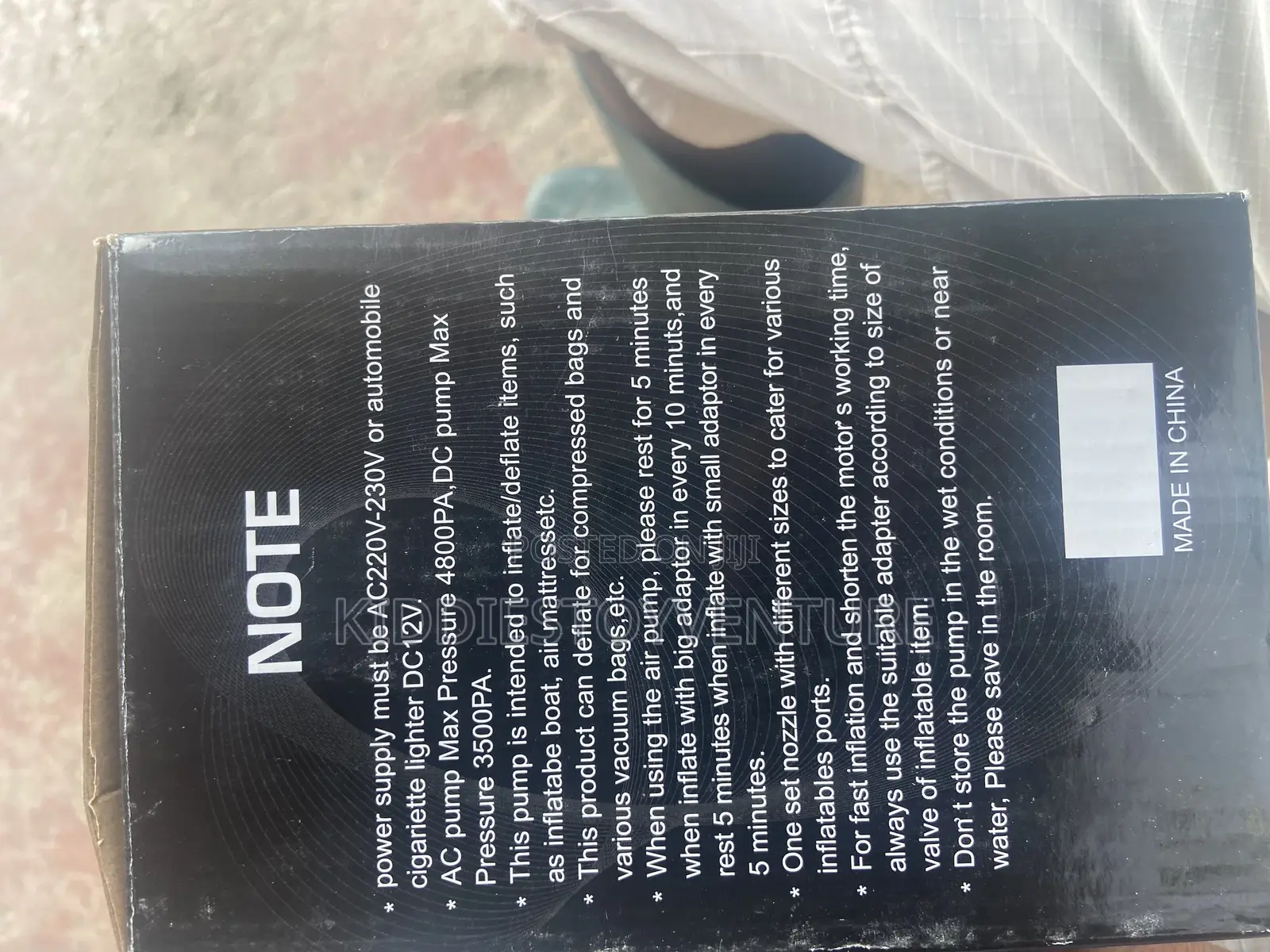 Two -Way Electric Air Pump Ht-458