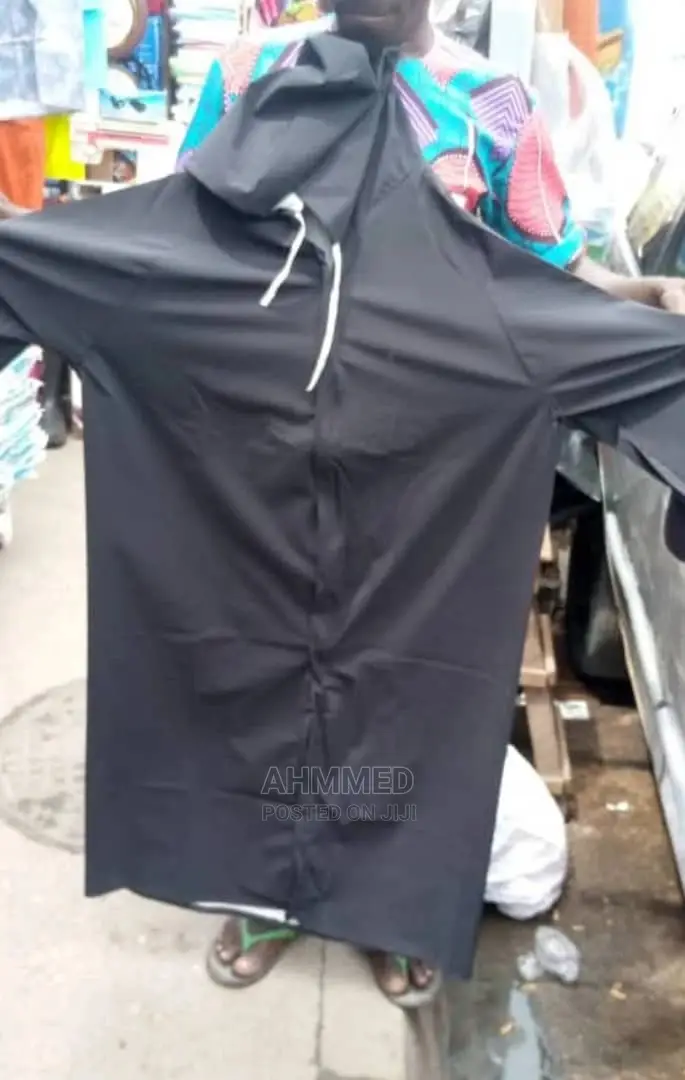 Black Local Rain Coat
