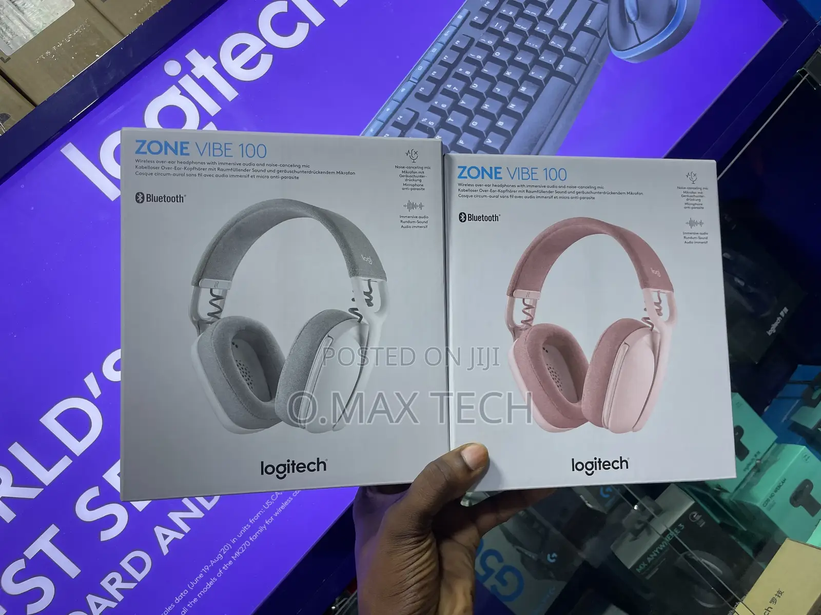 Logitech Zone Vibe 100 Wireless Headphones
