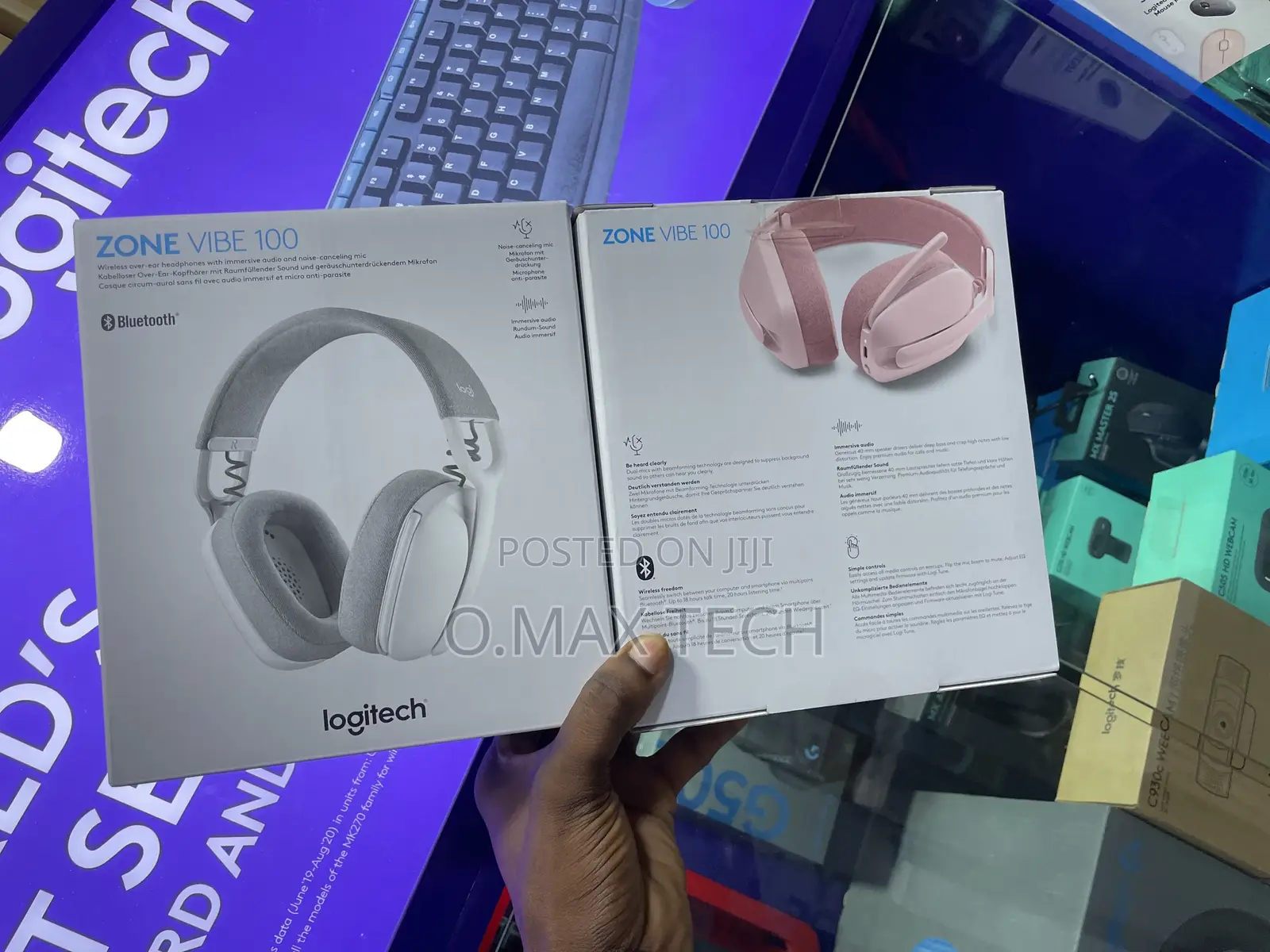 Logitech Zone Vibe 100 Wireless Headphones