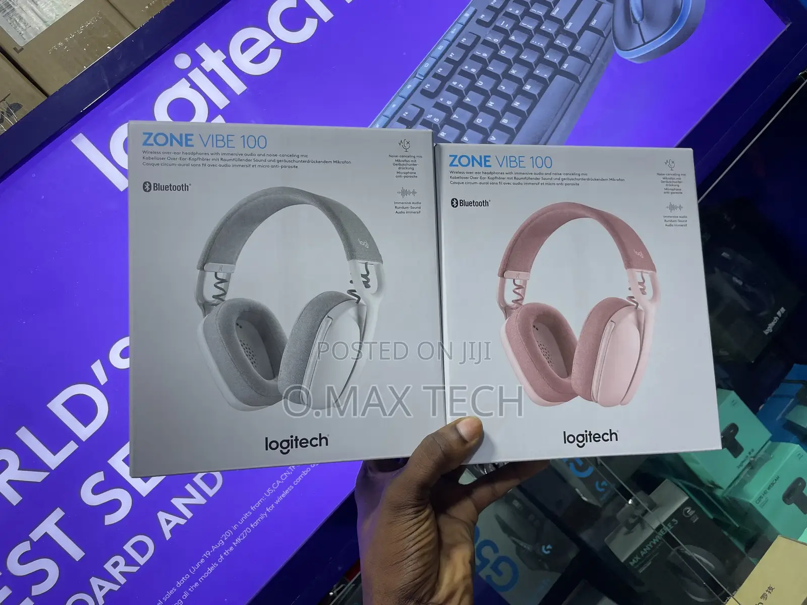 Logitech Zone Vibe 100 Wireless Headphones
