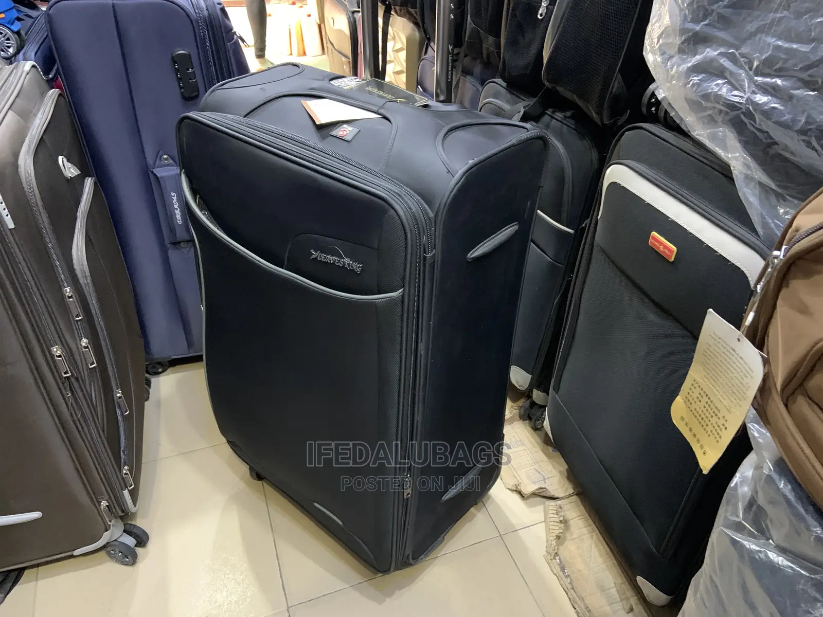 Big Size Quality Imported Leaves King Traveling Luggage