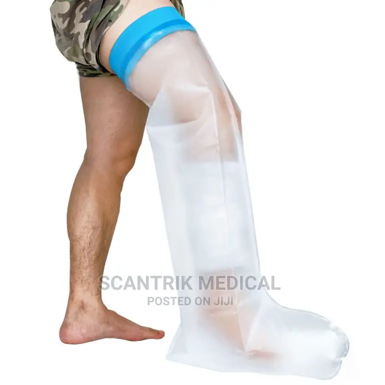 Bandage Shower Cover for Broken Leg, Wound Surgery-Lower