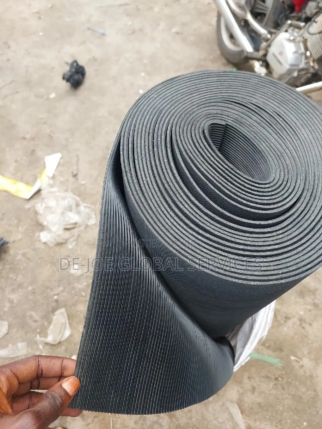 Insulation Rubber Mat 5mm X 1 Meter X 10 Meters