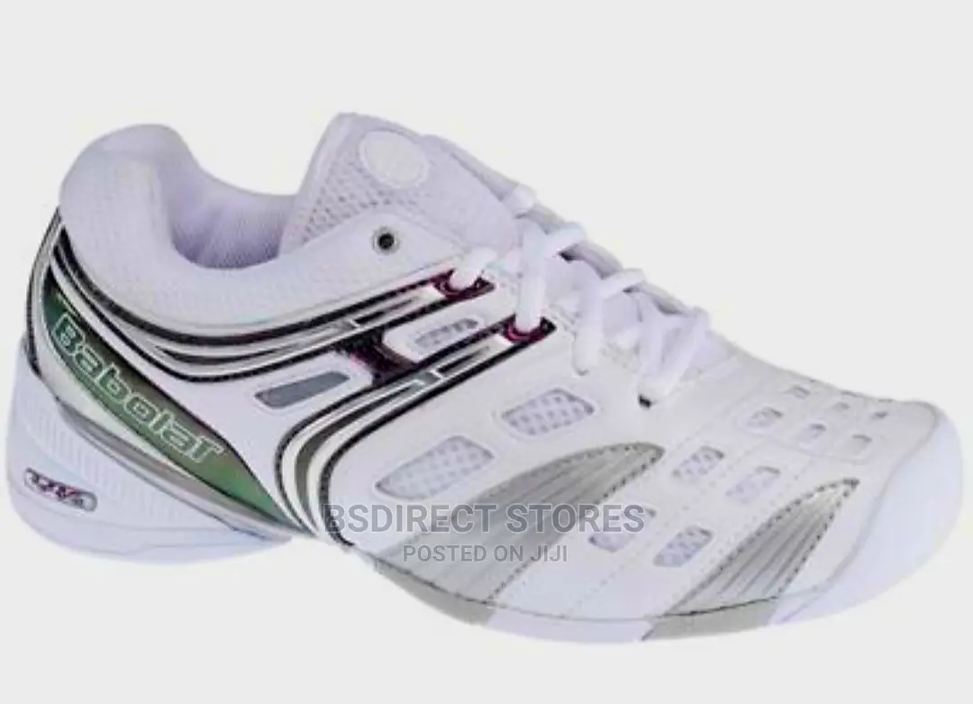 Babolat Womens v-Pro Lady Indoor Tennis Shoes White/Purple