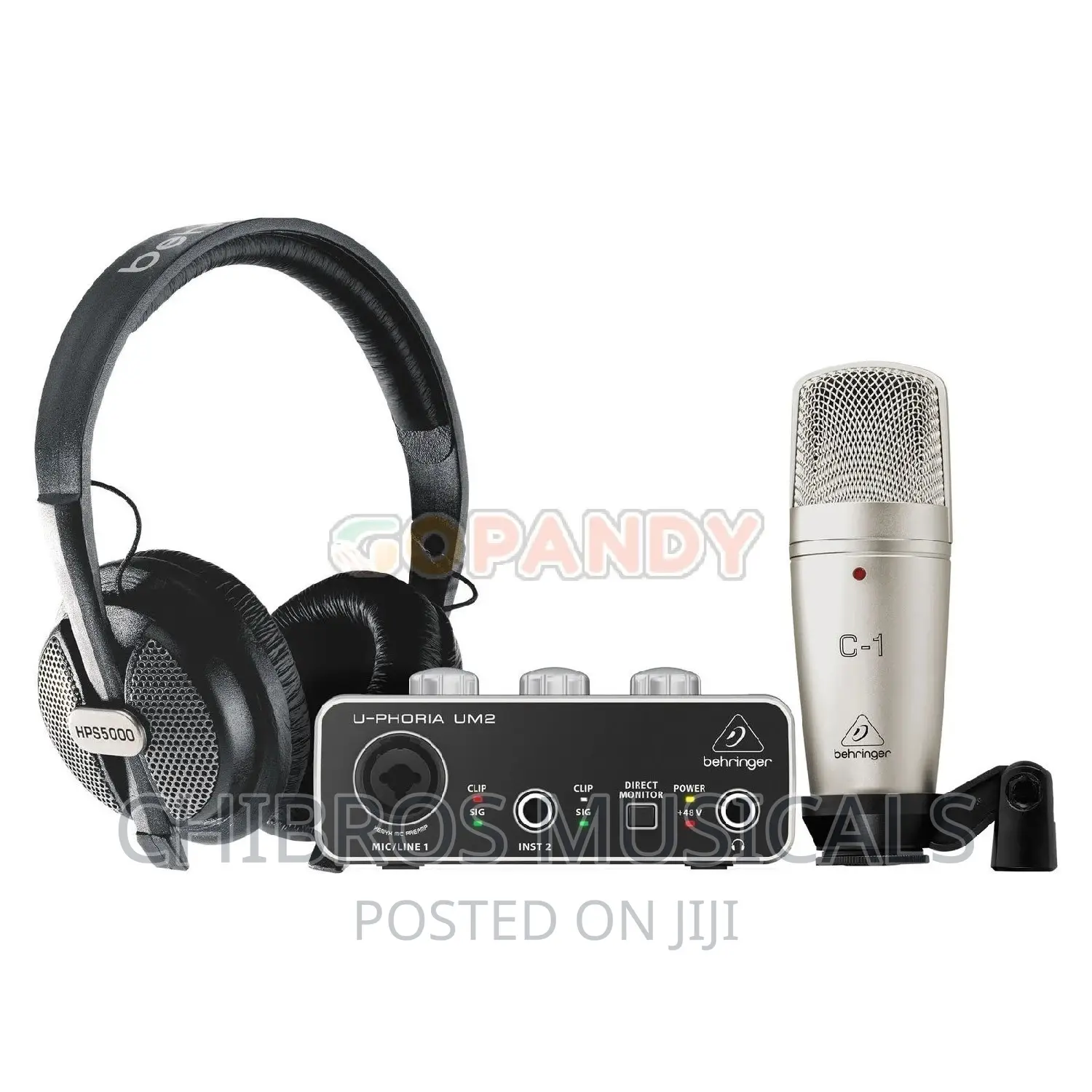 Behringer U-Phoria Studio Recording Bundle
