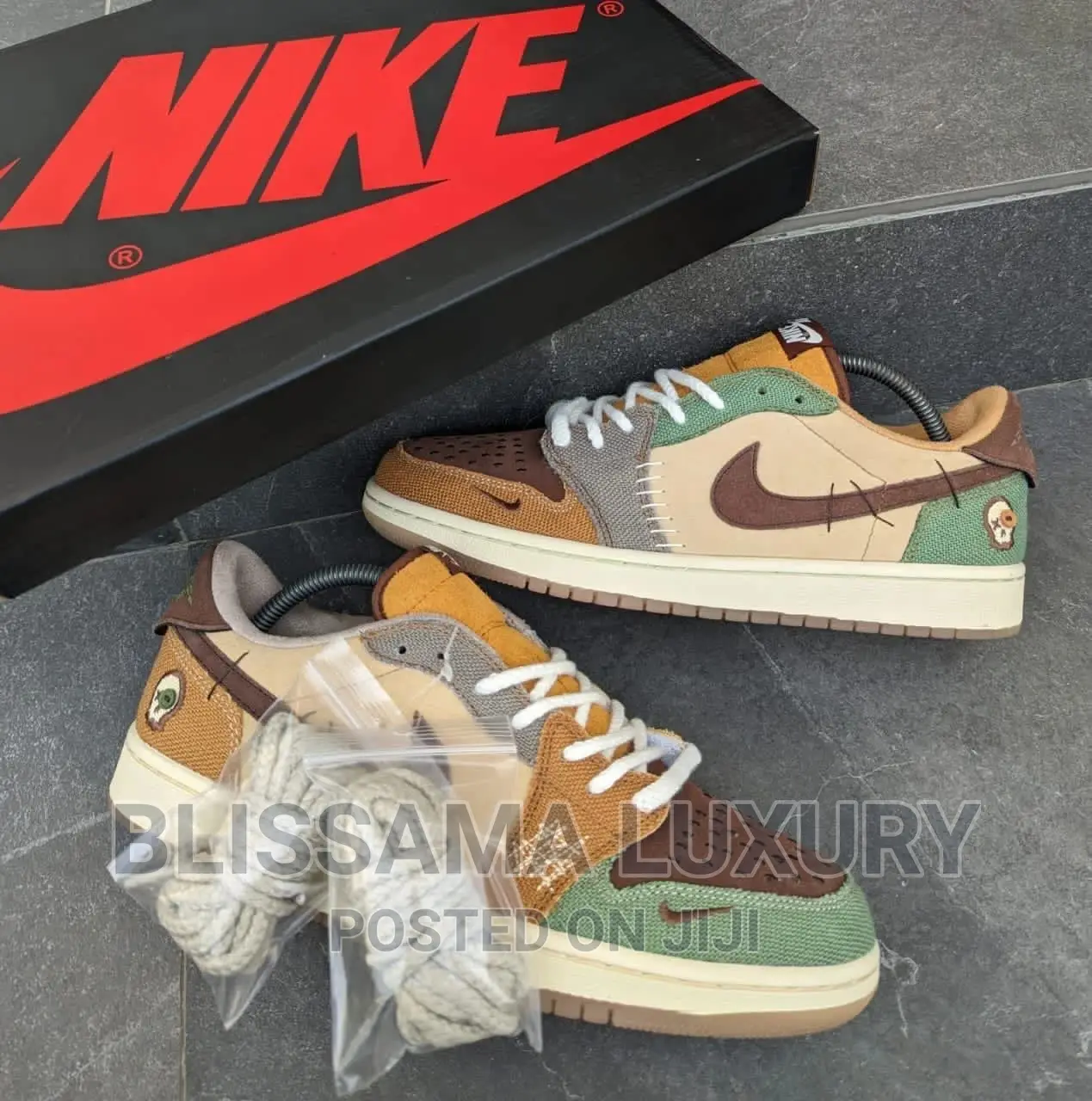Zion Willamson X Air Jordan 1 Low Og "Voodoo" Sneakers