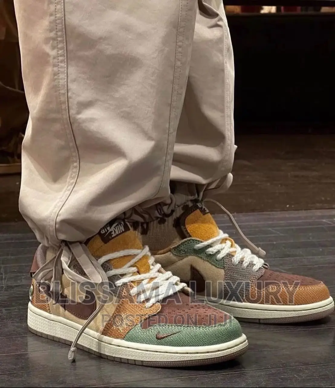 Zion Willamson X Air Jordan 1 Low Og "Voodoo" Sneakers