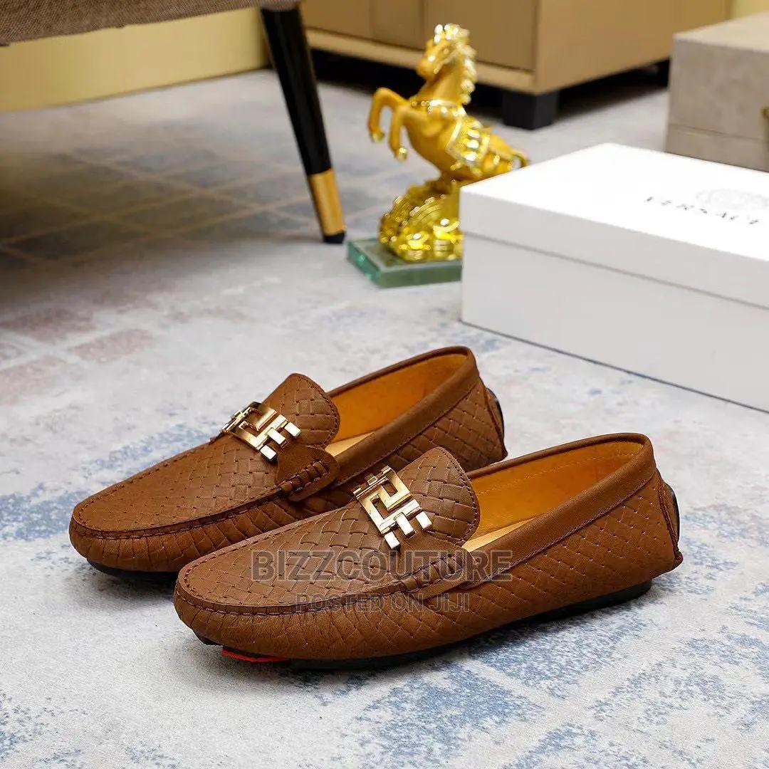 Original VERSACE Size 40-50 Loafers Available in Store