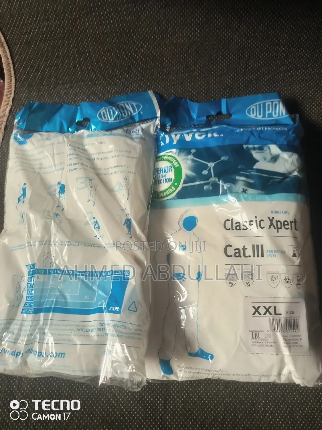 Tyvek Disposable Coveralls