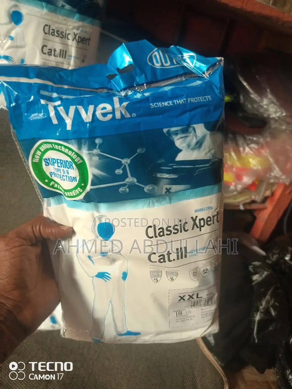 Tyvek Disposable Coveralls