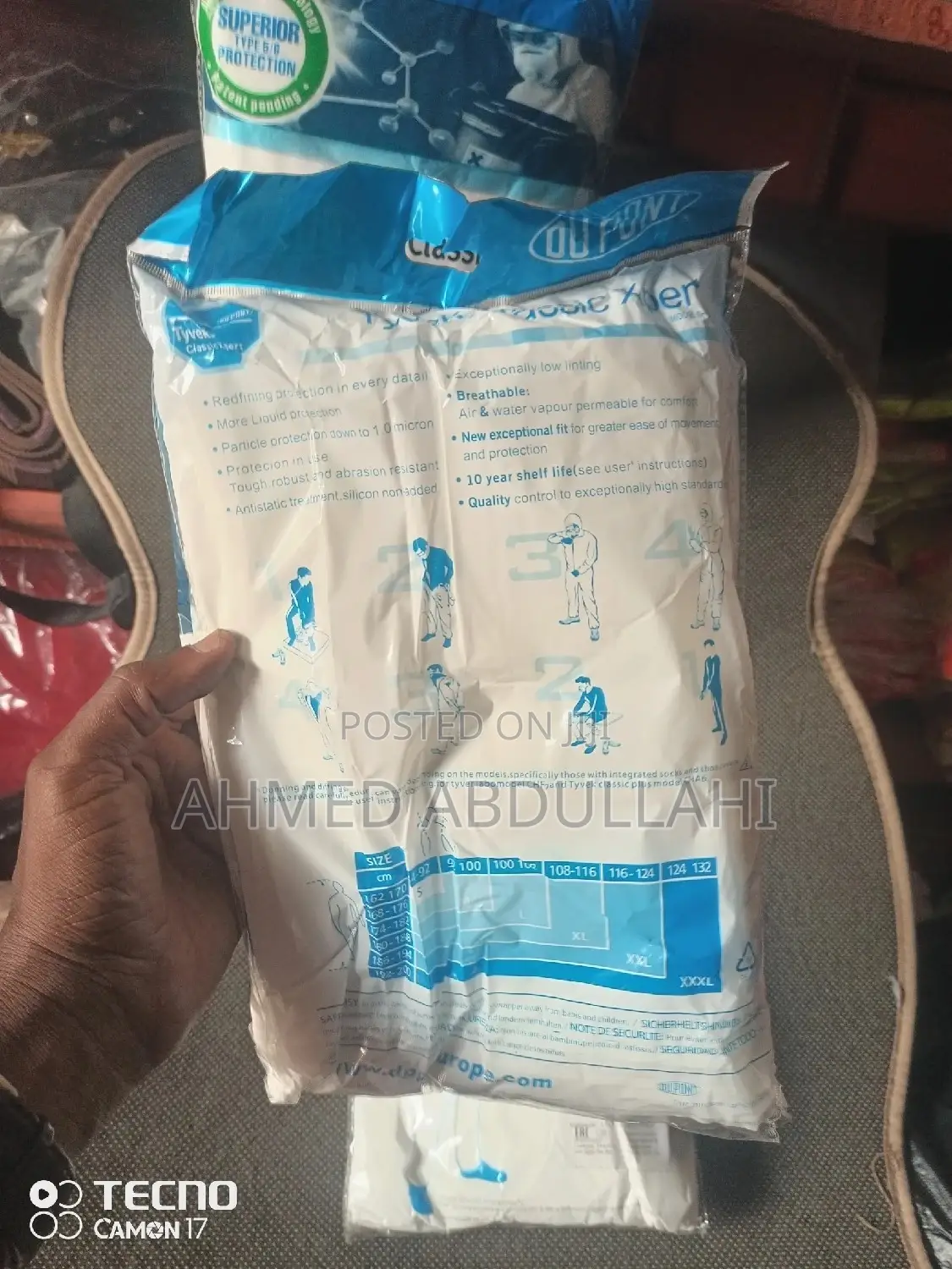 Tyvek Disposable Coveralls