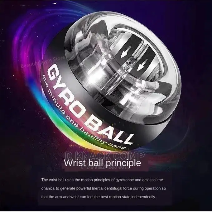 Power Ball LED Wrist Ball, Muscle Strength Trainer