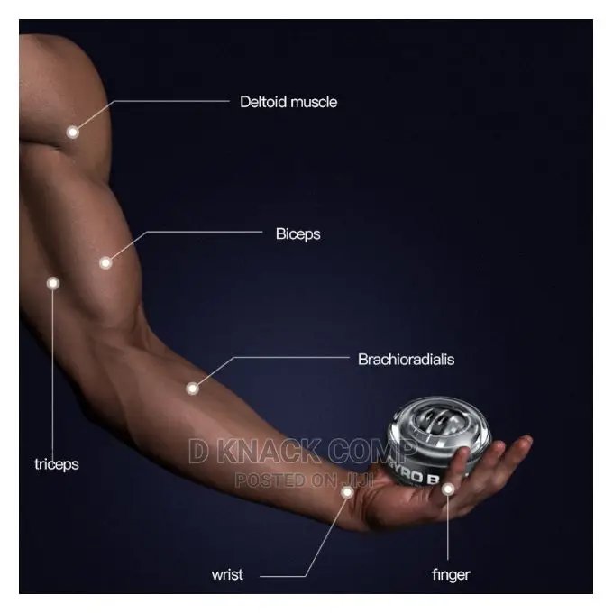 Power Ball LED Wrist Ball, Muscle Strength Trainer