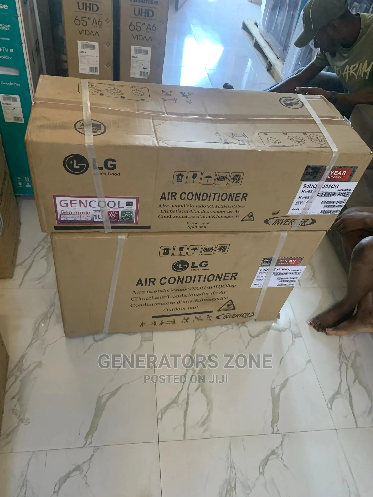 Dual Inverter LG 1.5horse Power Air Conditioner-s4uq12ja3qg