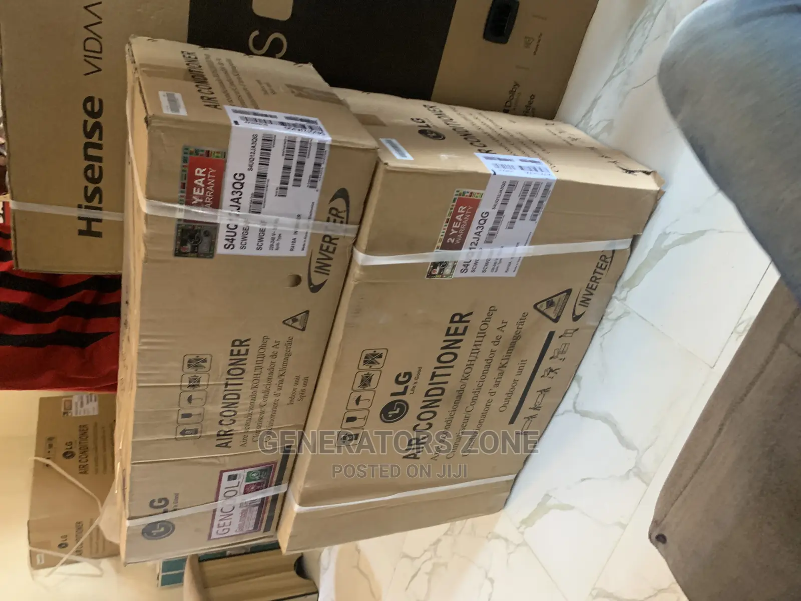 LG 1.5hp-Brand New Dual Inverter Spit Unit-S4uq12ja3qg)