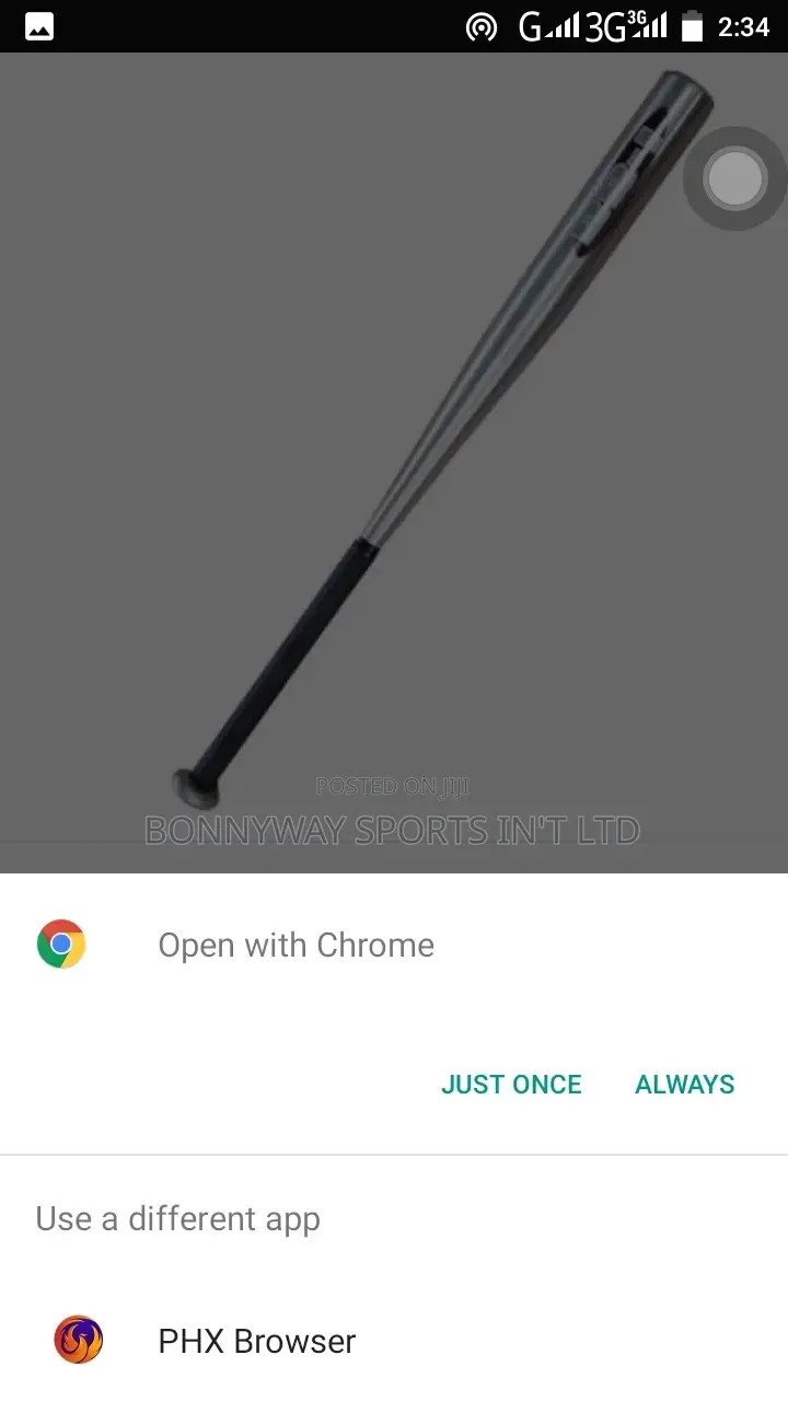 Alluminium Baseball Bat At Bonnyway Sports Ltd