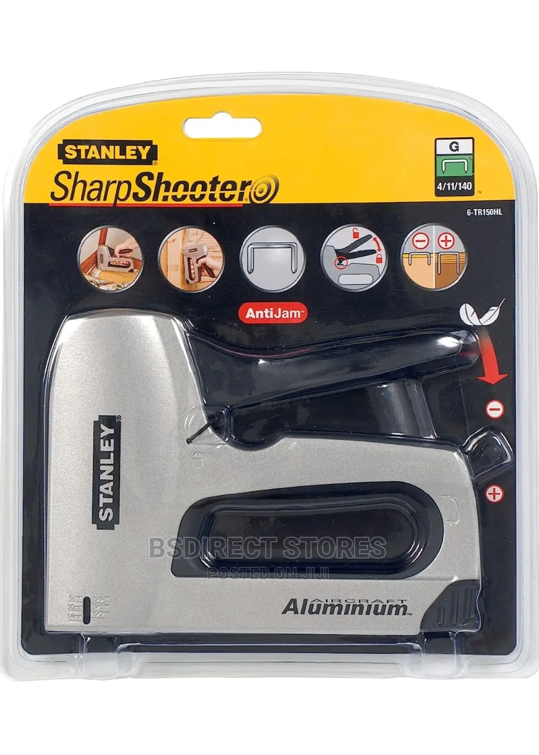 Stanley TR150 Heavy Duty Extreme Staple Gun Staplers Tackers