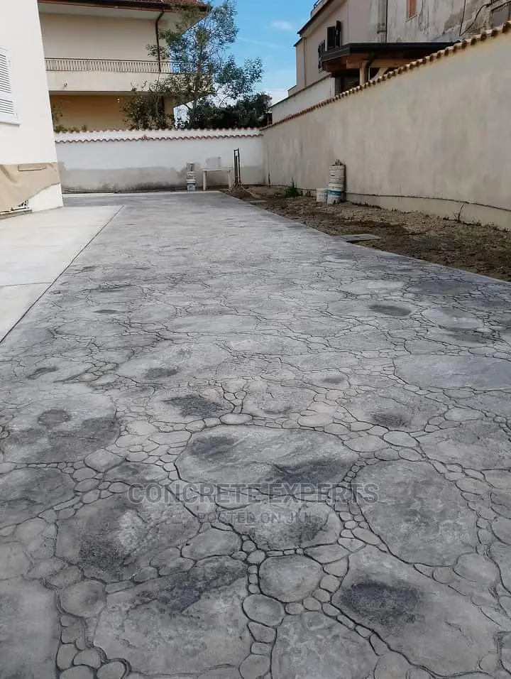 Ajah Lekki Stamped Concrete