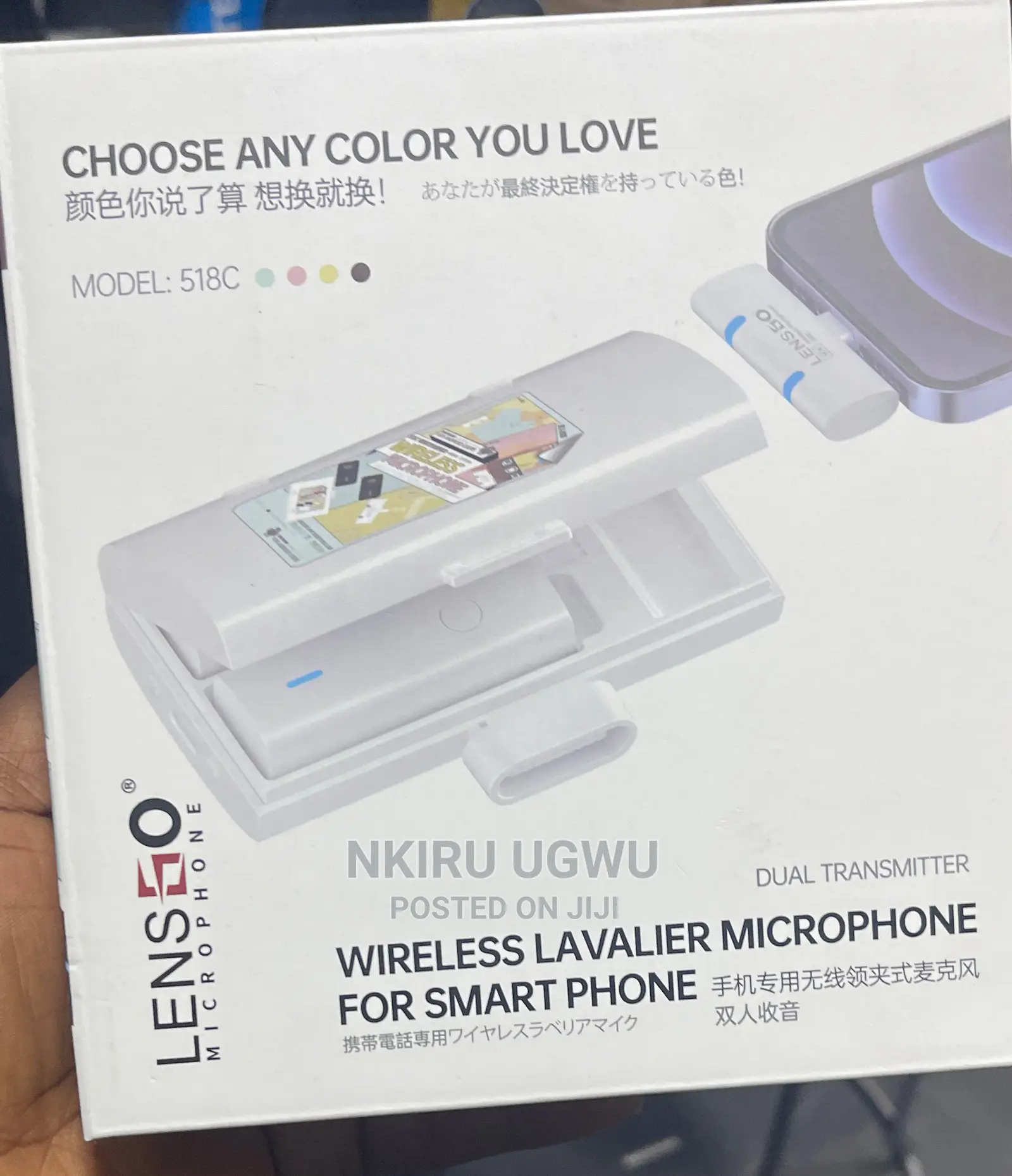 LENSGO 518C Wireless Microphone for Smart Phone