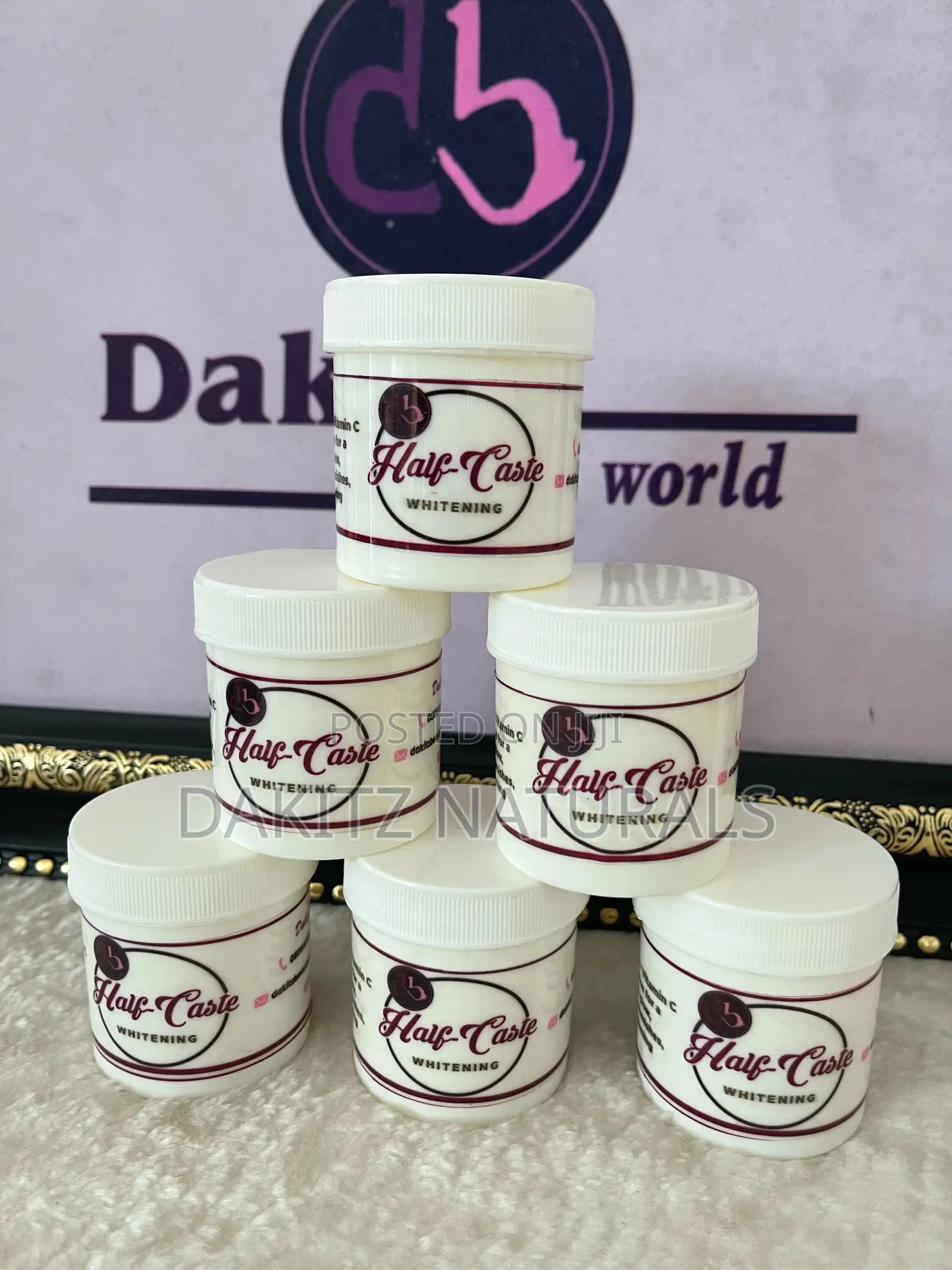 Halfcaste Whitening Face Cream Big 80g