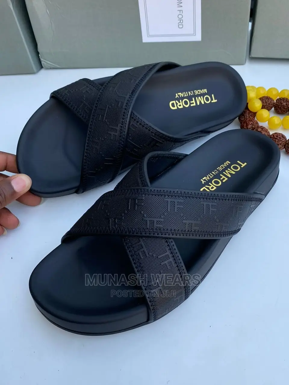 Tom Ford Leather Slipers