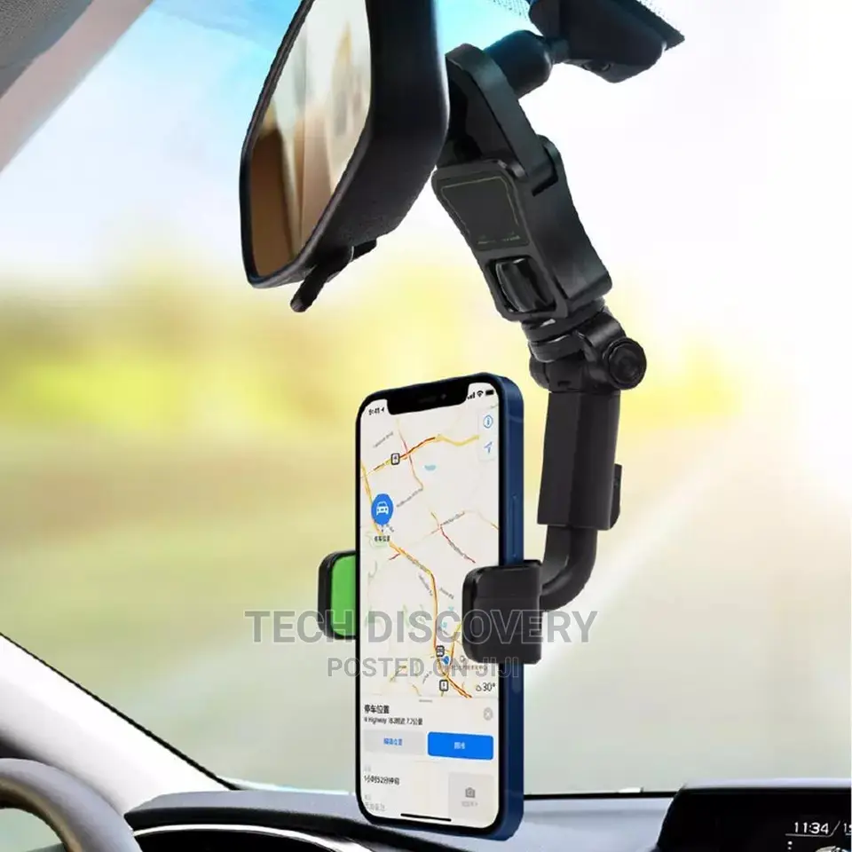 Multifunction Car Rearview Mirror Phone Holder