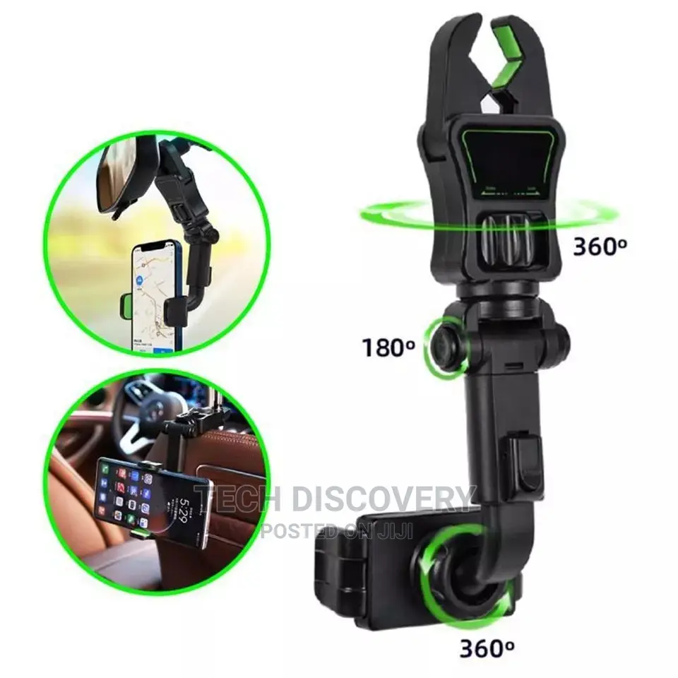 Multifunction Car Rearview Mirror Phone Holder