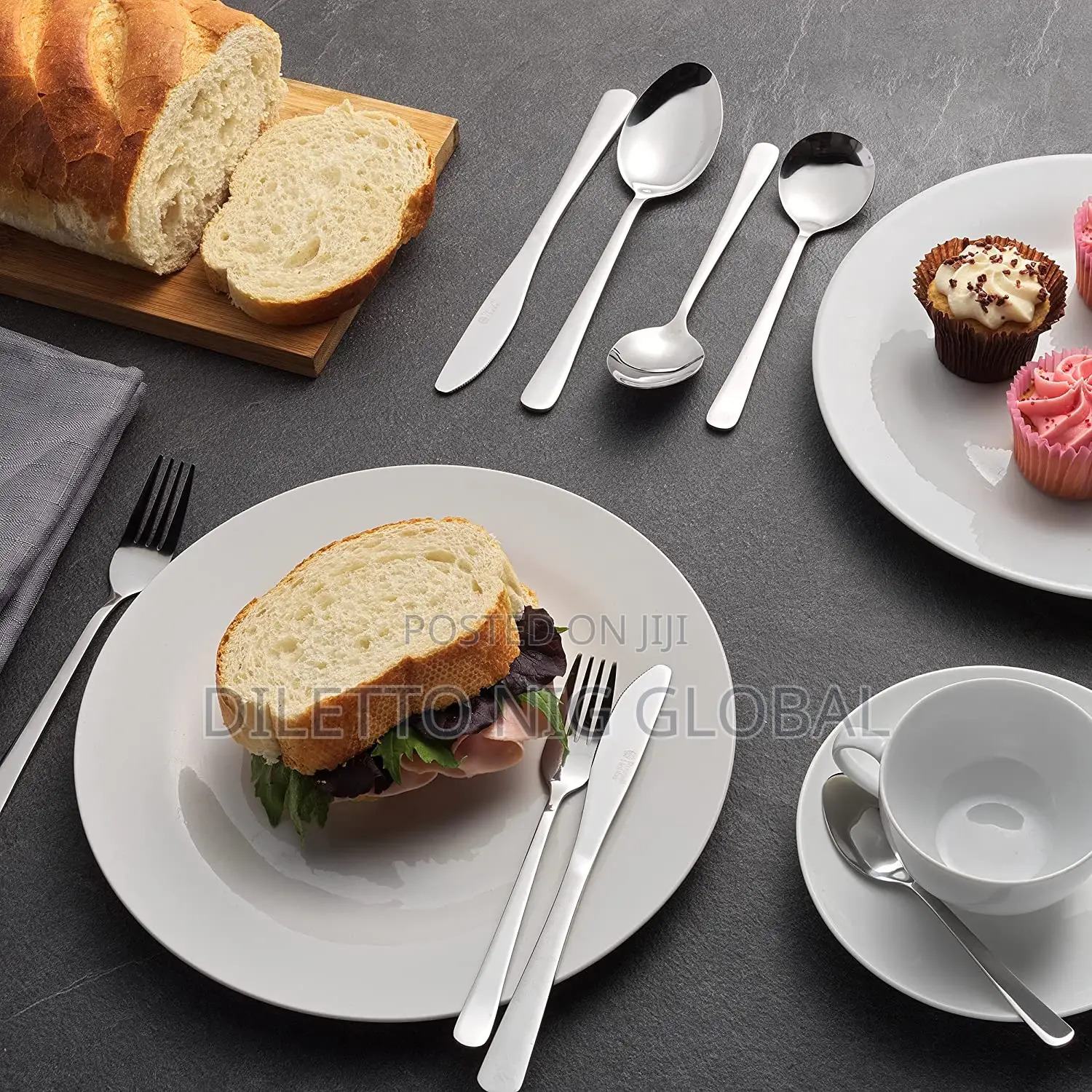 Russell Hobbs Madrid 44 Piece Cutlery Set-Service for 6