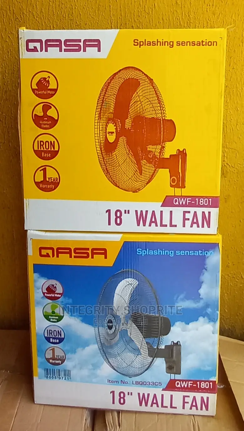 Qasa 18 Inches Wall Fan QOF-1801