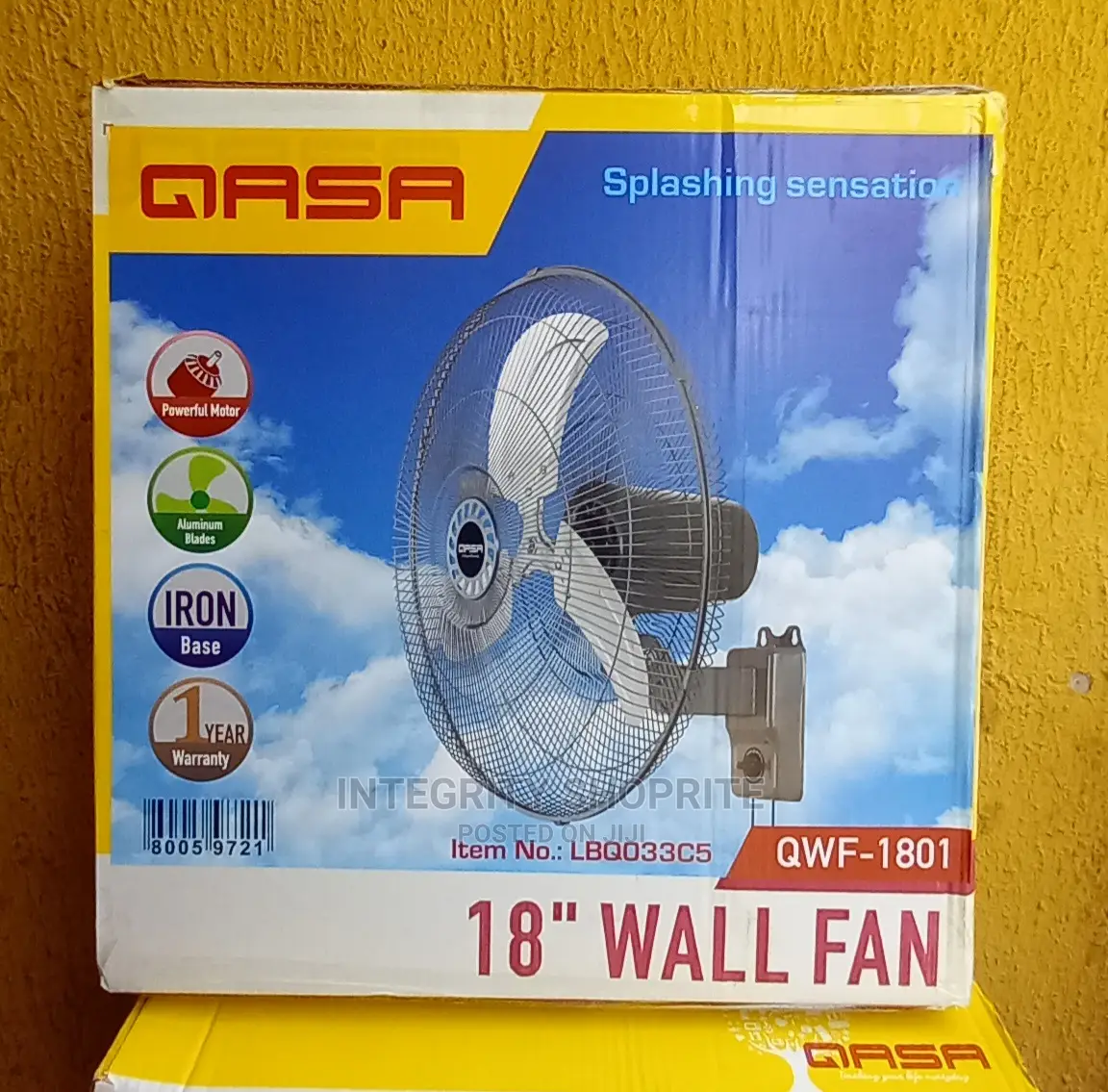 Qasa 18 Inches Wall Fan QOF-1801