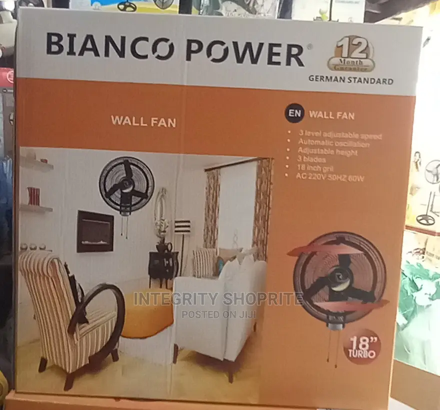Bianco Power Wall Fan