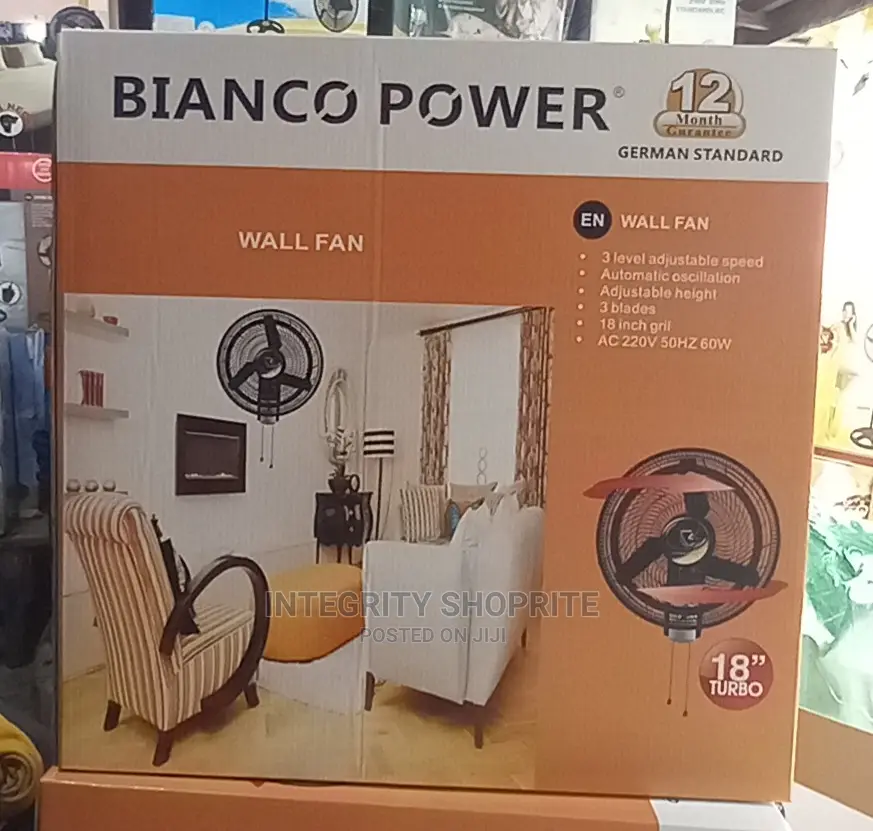 Bianco Power Wall Fan