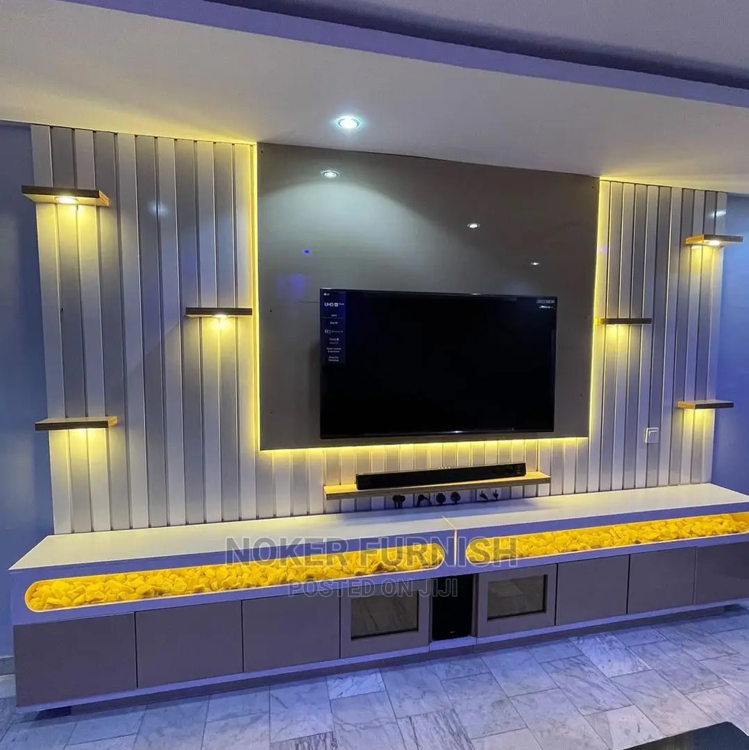Tv Console With Led Lights