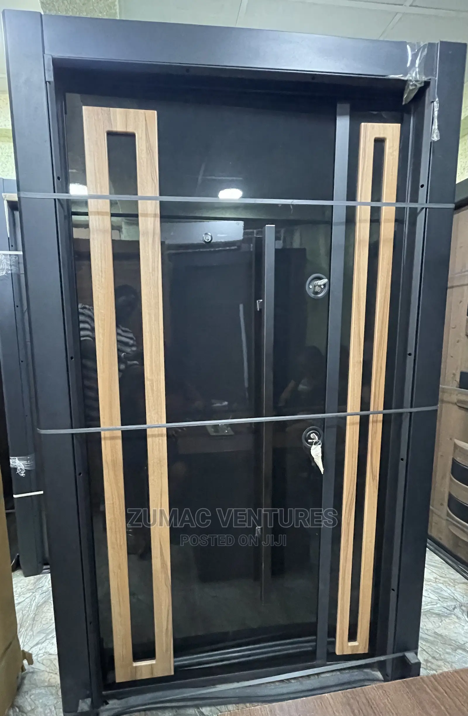 Turkish Black Aluminium Door