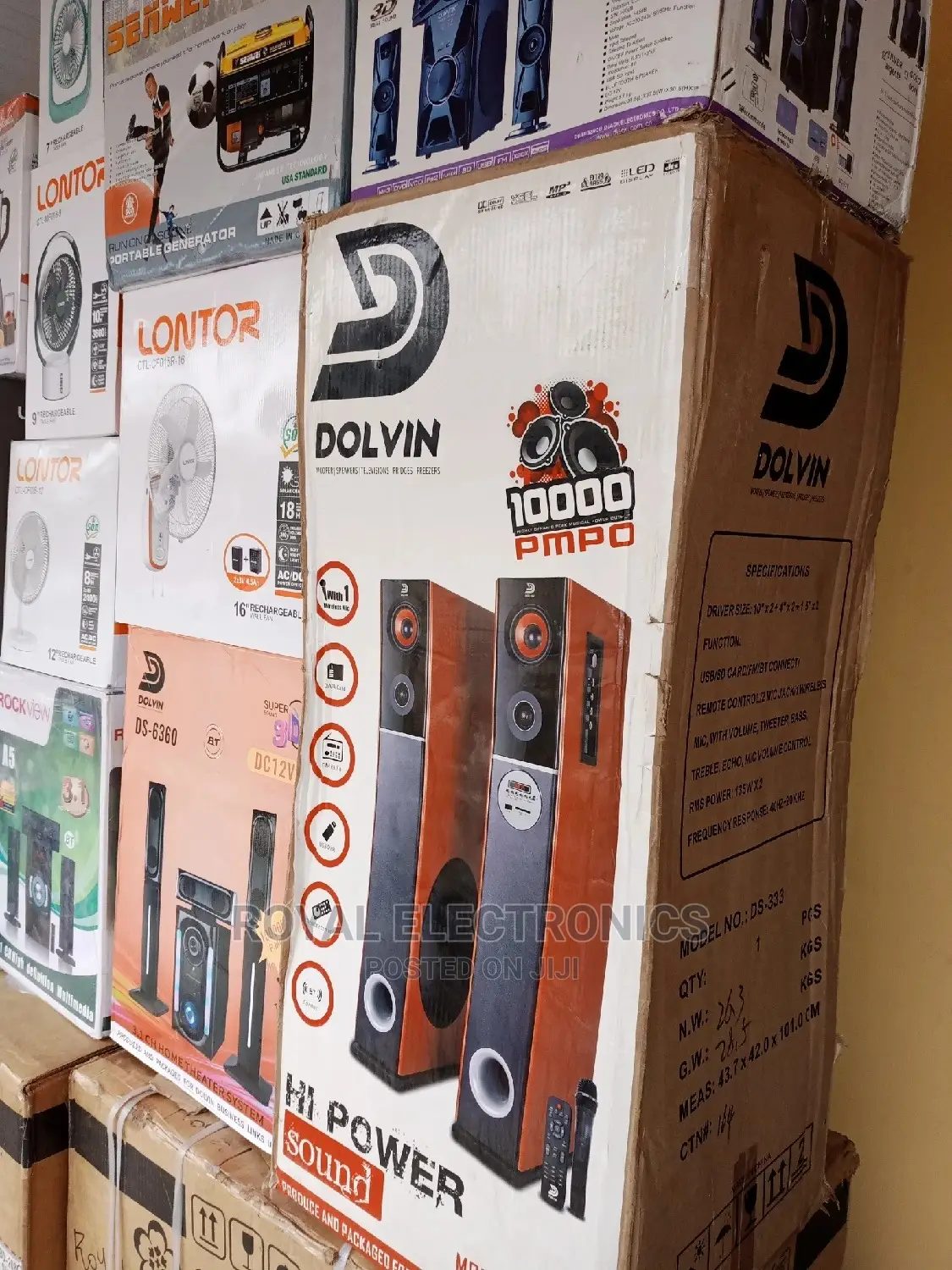 World Best Dolvin Ds-333 Woofer Hi Power Sound 10000w