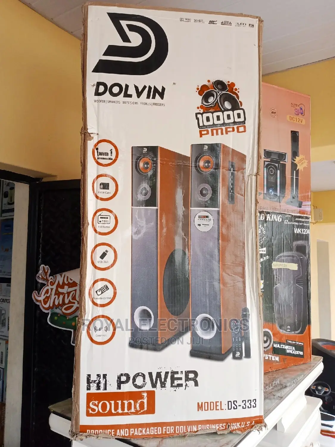 Powerful Dolvin Ds-333 Woofer Hi Power Sound 10000w