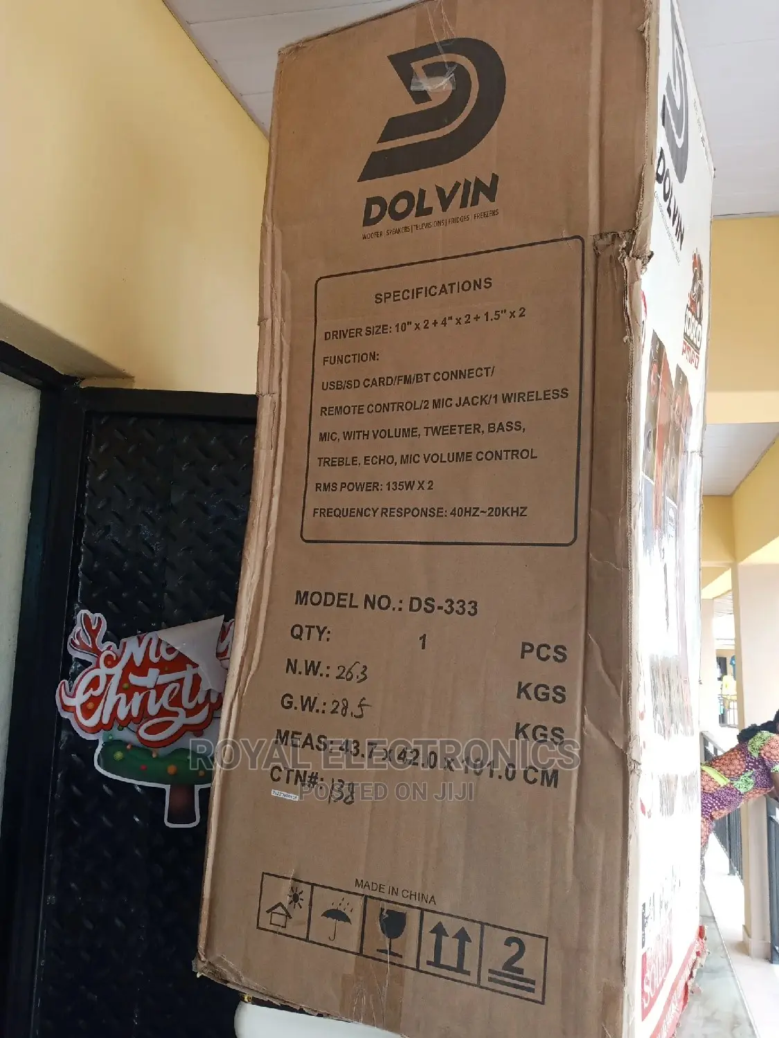 Powerful Dolvin Ds-333 Woofer Hi Power Sound 10000w