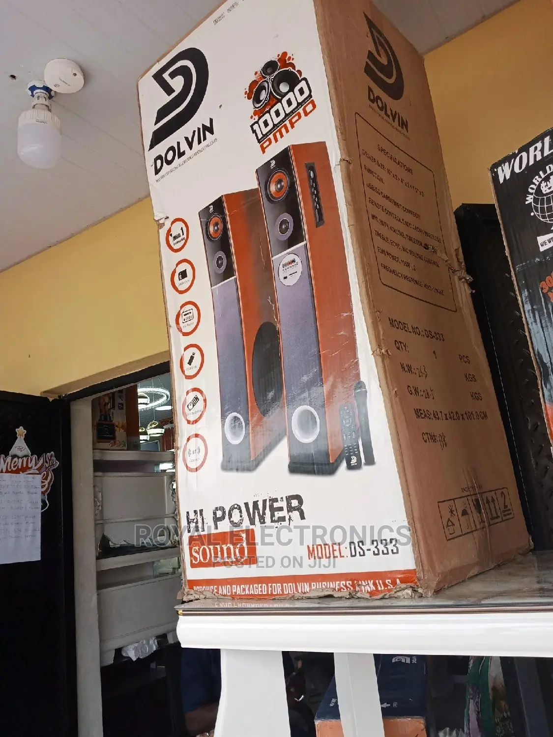 Wireless Dolvin Ds-333 Woofer Hi Power Sound 10000w