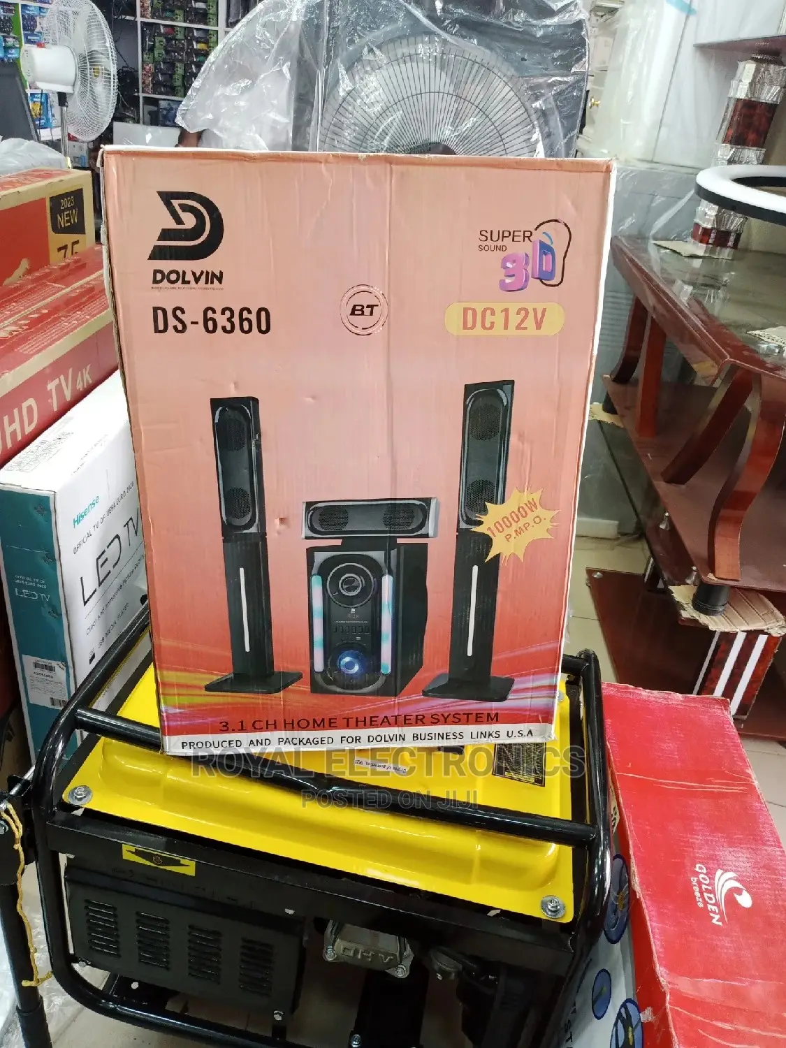 Powerful Dolvin(DS-6360) 3.1ch Home Theater System