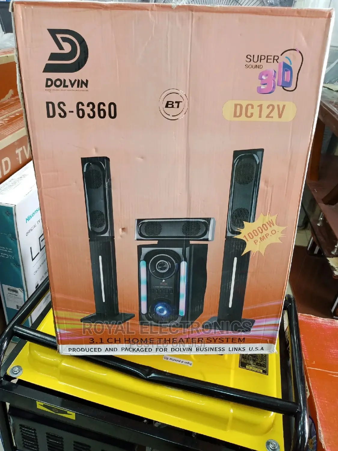 Powerful Dolvin(DS-6360) 3.1ch Home Theater System