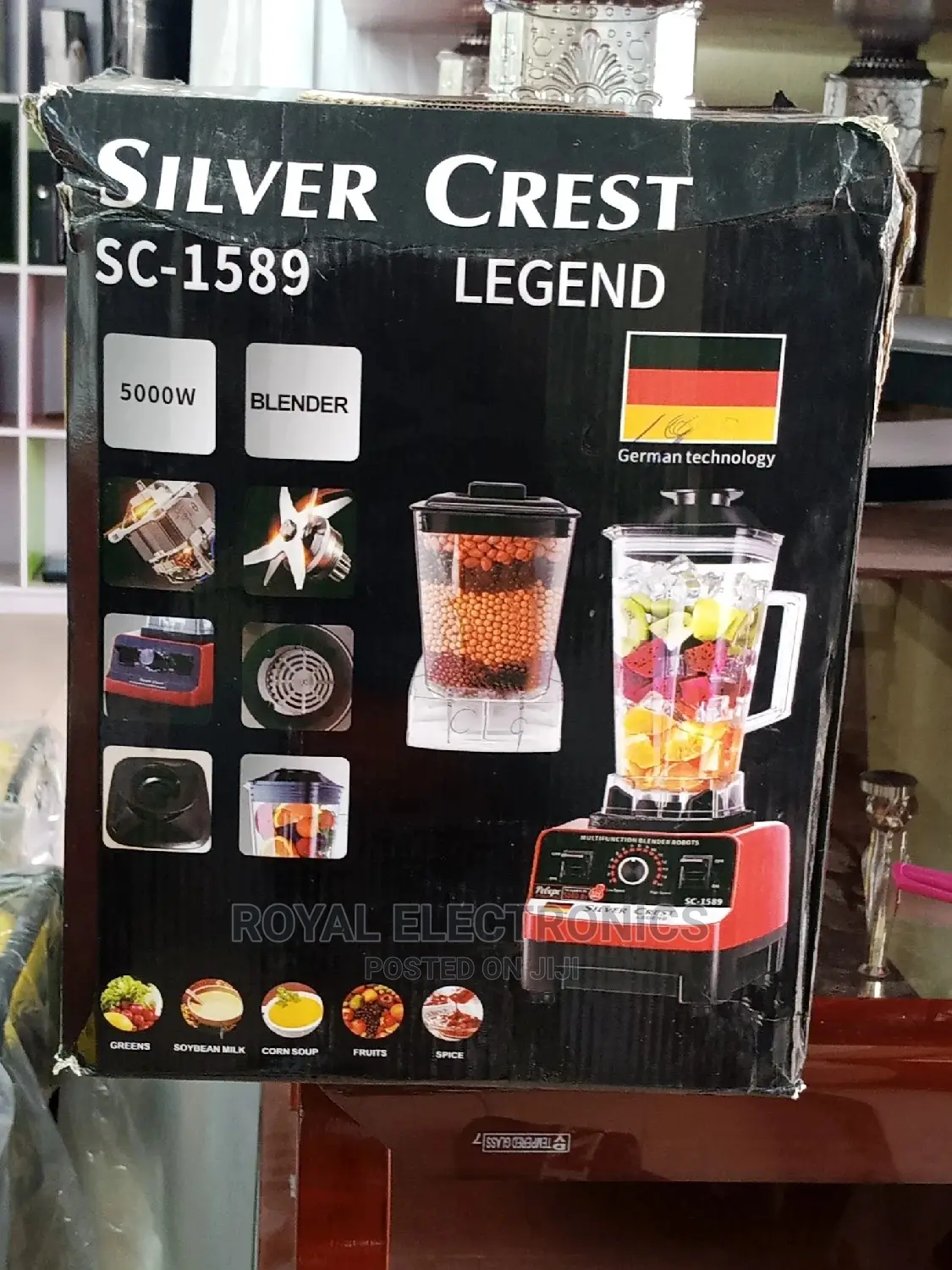 Standard Silver Crest (Sc-1589) 5000w Multifunction Blender